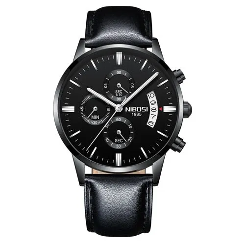 NIBOSI Men Wristwatches Luxury Famous Top Brand Men's