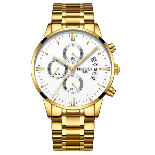 NIBOSI Men Wristwatches Luxury Famous Top Brand Men's