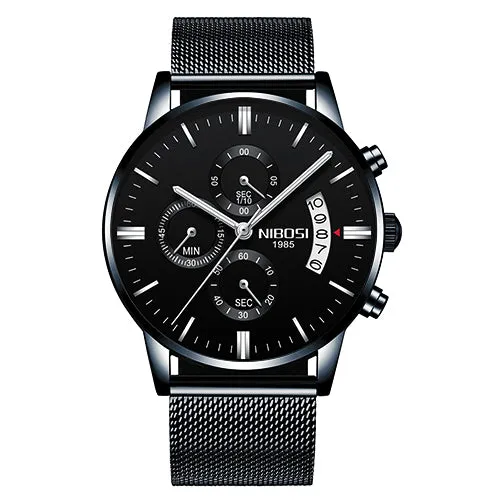 NIBOSI Men Wristwatches Luxury Famous Top Brand Men's