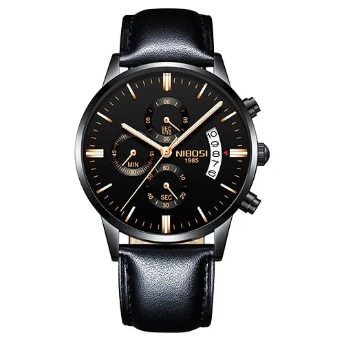 NIBOSI Men Wristwatches Luxury Famous Top Brand Men's