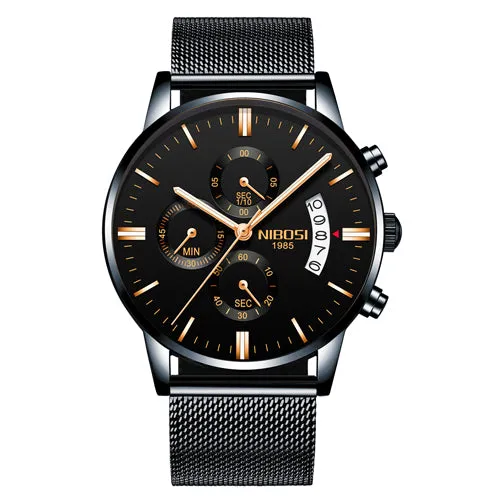 NIBOSI Men Wristwatches Luxury Famous Top Brand Men's