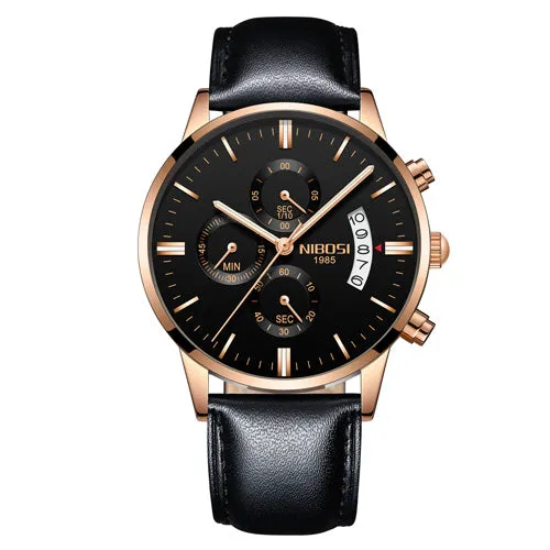 NIBOSI Men Wristwatches Luxury Famous Top Brand Men's