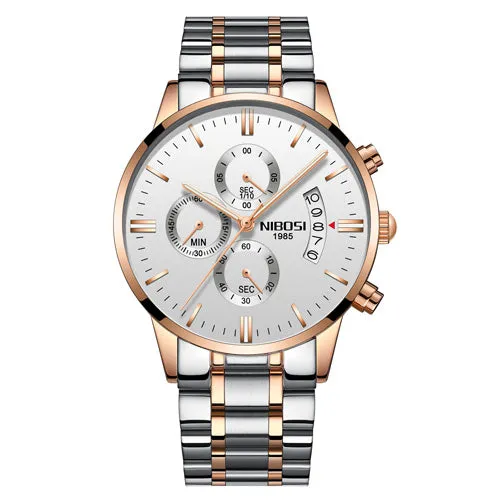 NIBOSI Men Wristwatches Luxury Famous Top Brand Men's
