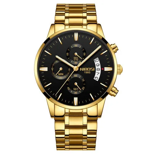 NIBOSI Men Wristwatches Luxury Famous Top Brand Men's
