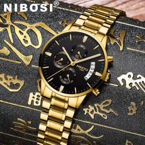 NIBOSI Men Wristwatches Luxury Famous Top Brand Men's