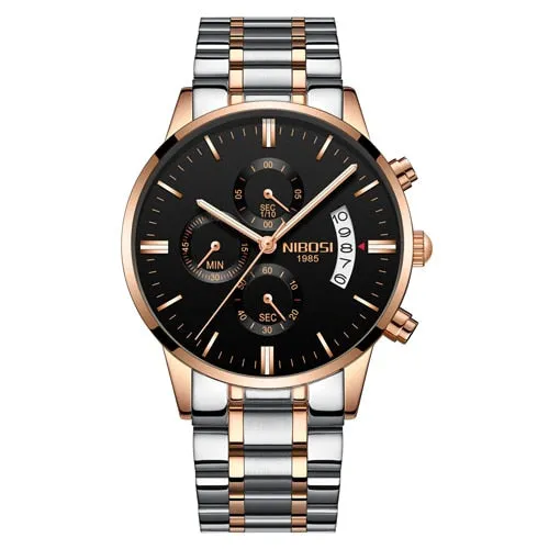 NIBOSI Men Wristwatches Luxury Famous Top Brand Men's