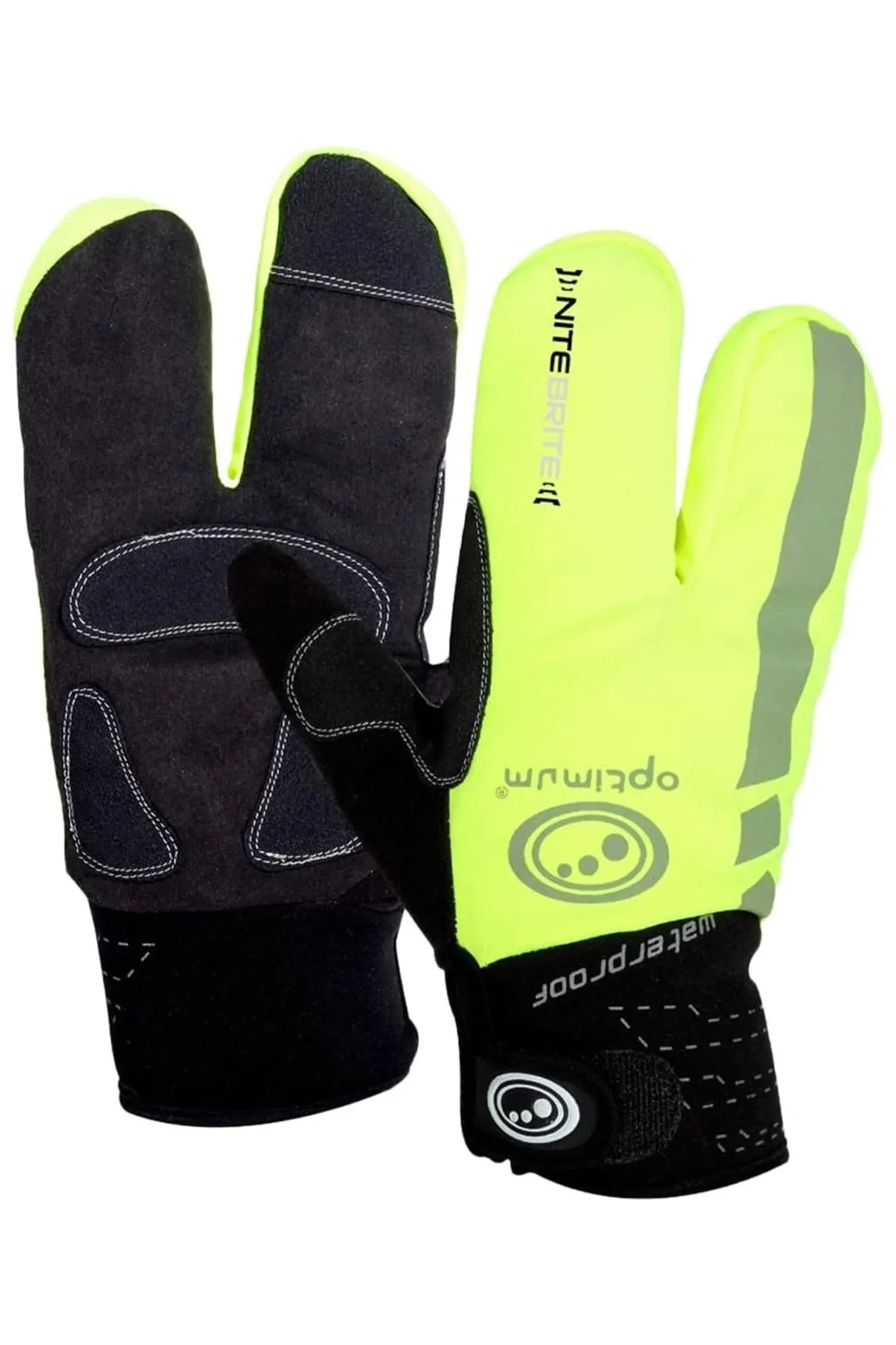 Nitebrite Cycling Lobster Gloves