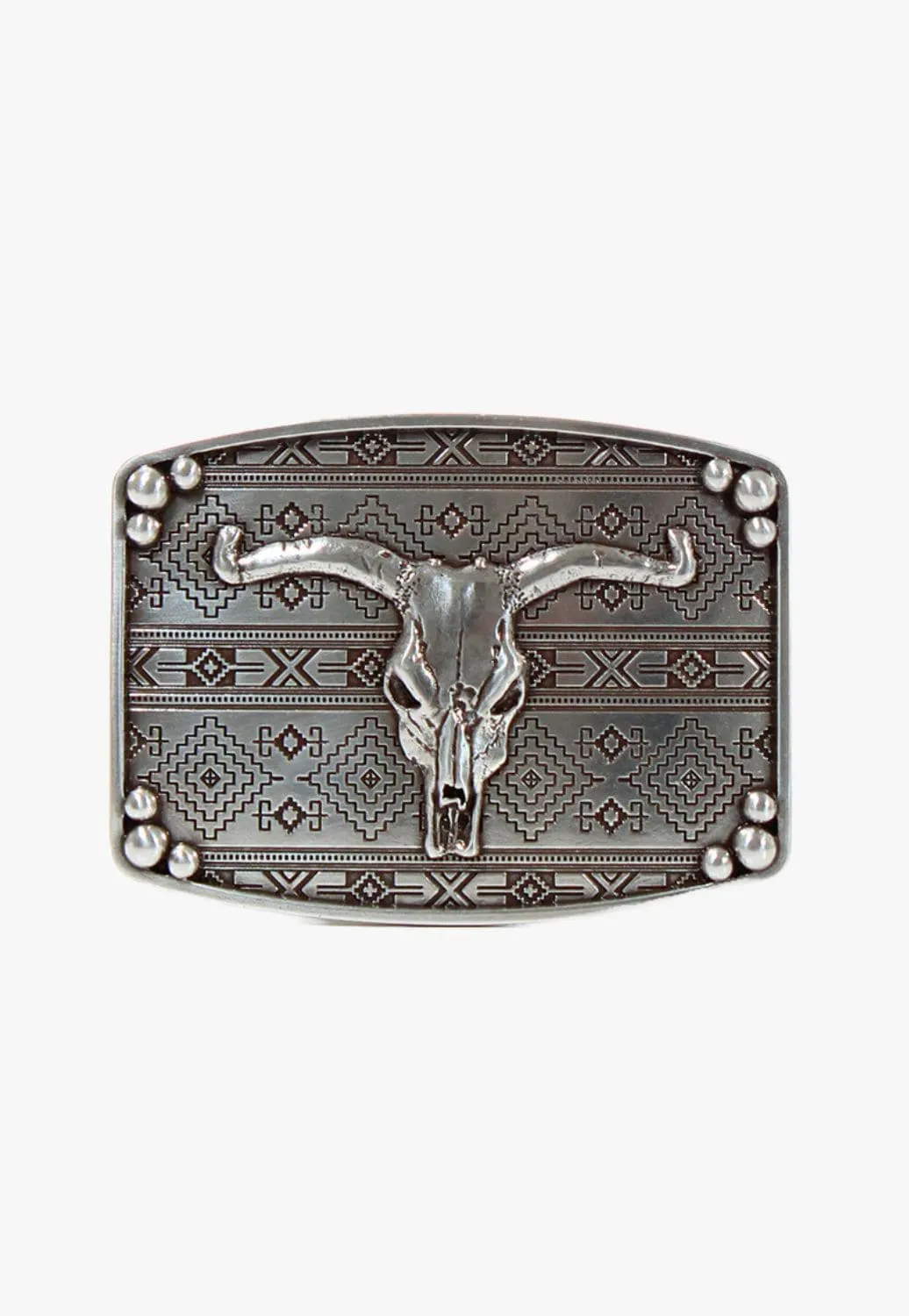 Nocona Adults Bull Skull Belt Buckle
