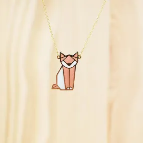 Origami Necklace – Cat