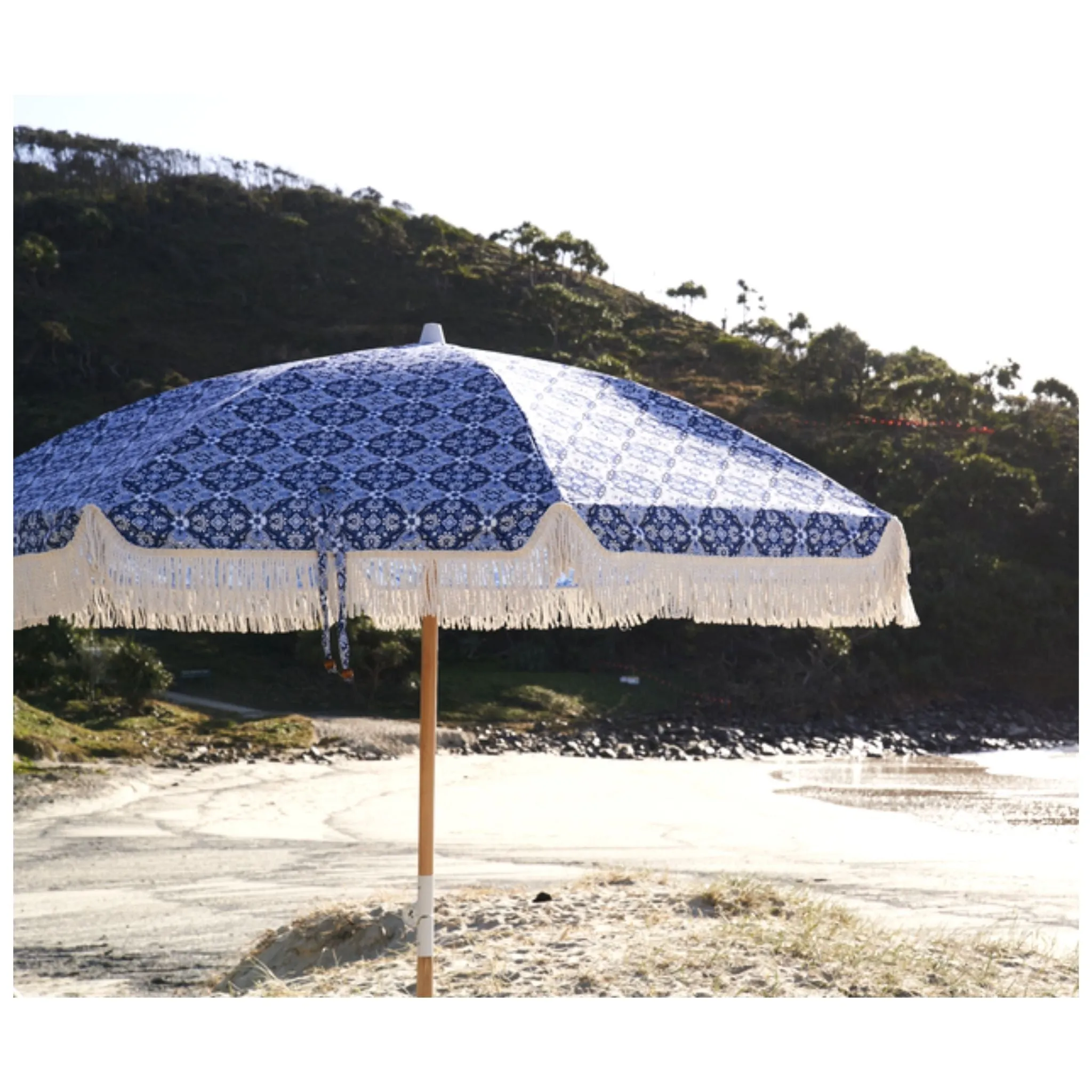 Oztrail Beach Umbrella - Bells Beach Blue