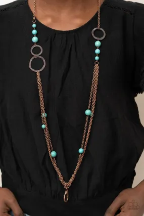 Paparazzi Necklace ~ Local Charm - Copper