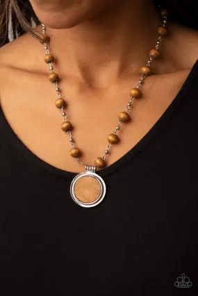 Paparazzi Necklace ~ Soulful Sunrise - Brown