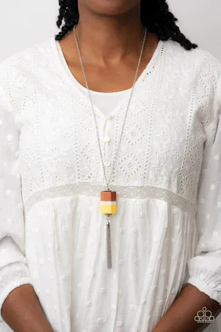 Paparazzi Reel It In - Yellow Necklace