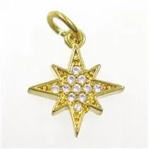 PAVÉ MINI PENDANT NECKLACE - NORTH STAR