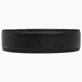 Pebble Grain Pitch Black Strap 1.38" [35mm]