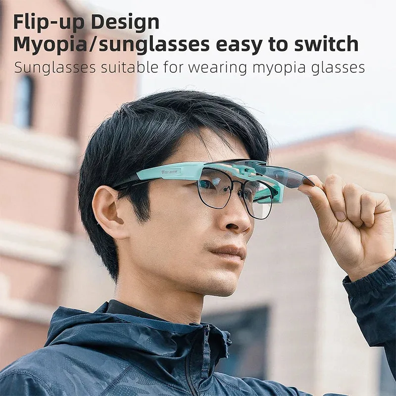 Photochromic Polarized Sunglasses Flip Up Lens Fit Over Shades