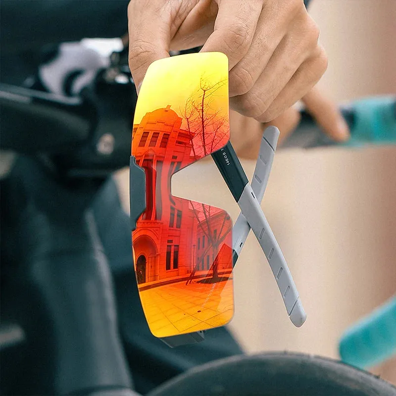 Photochromic Polarized Sunglasses Flip Up Lens Fit Over Shades