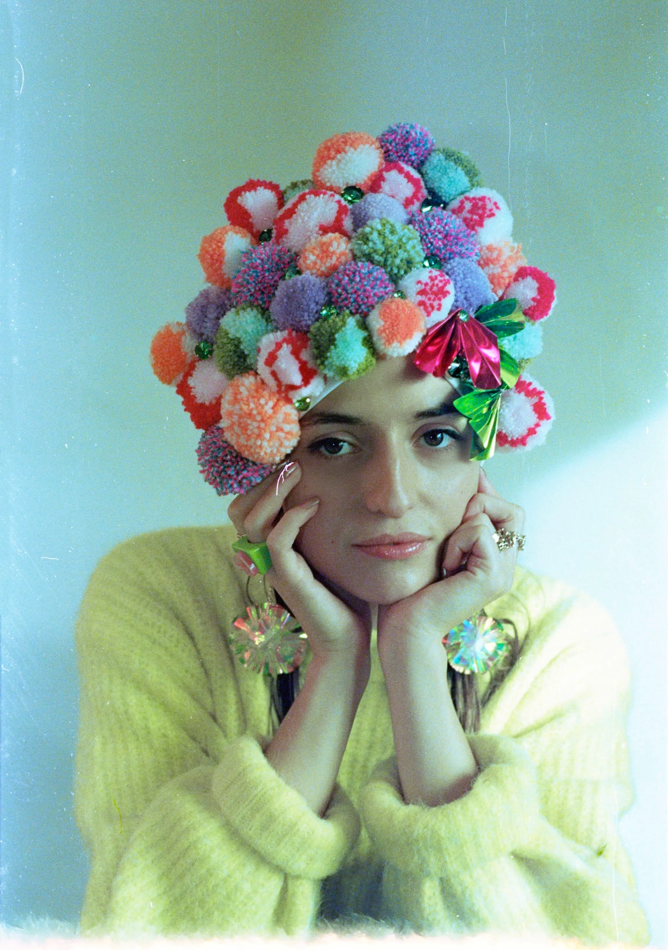 Pom pom party Turban