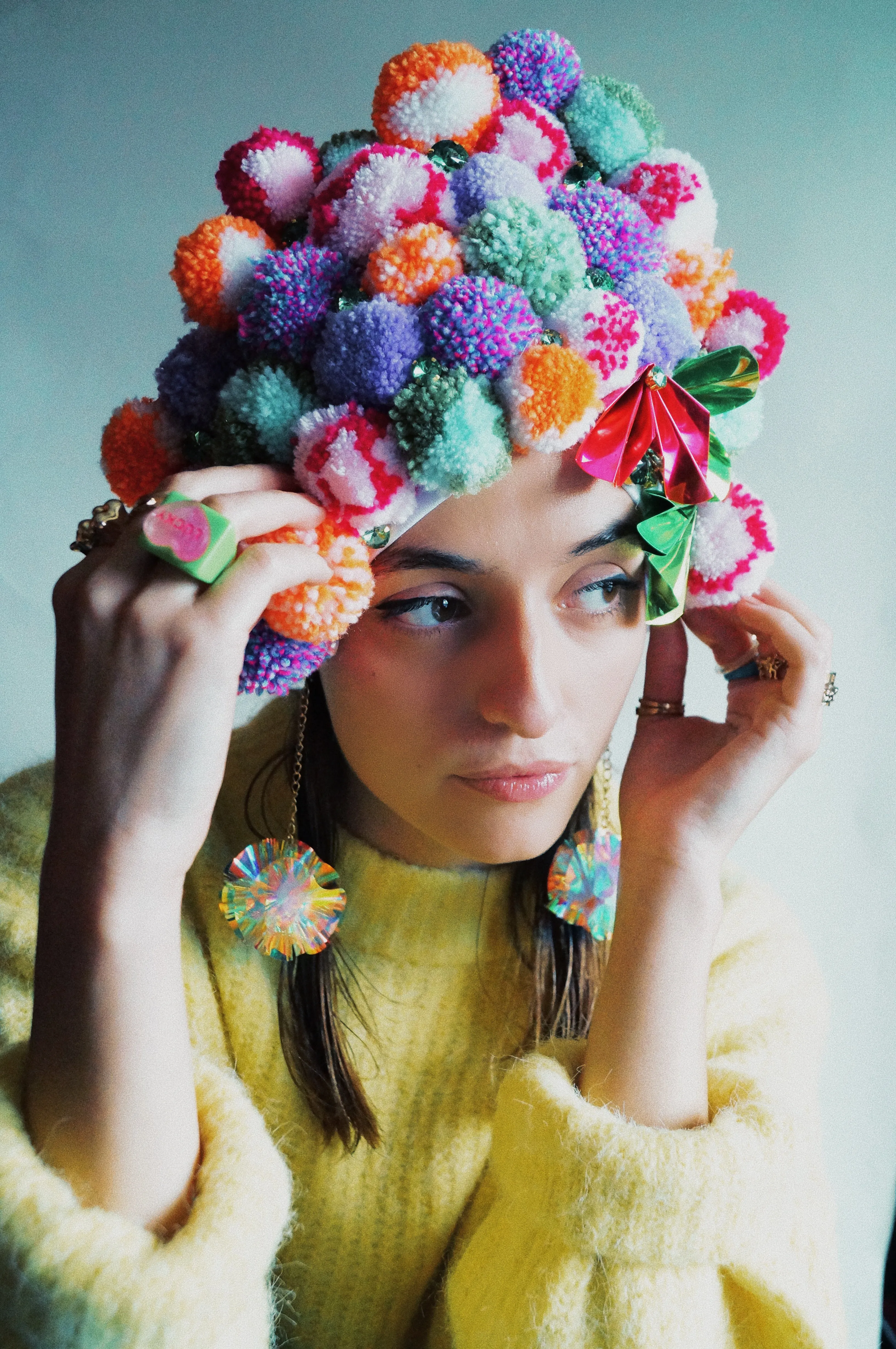 Pom pom party Turban