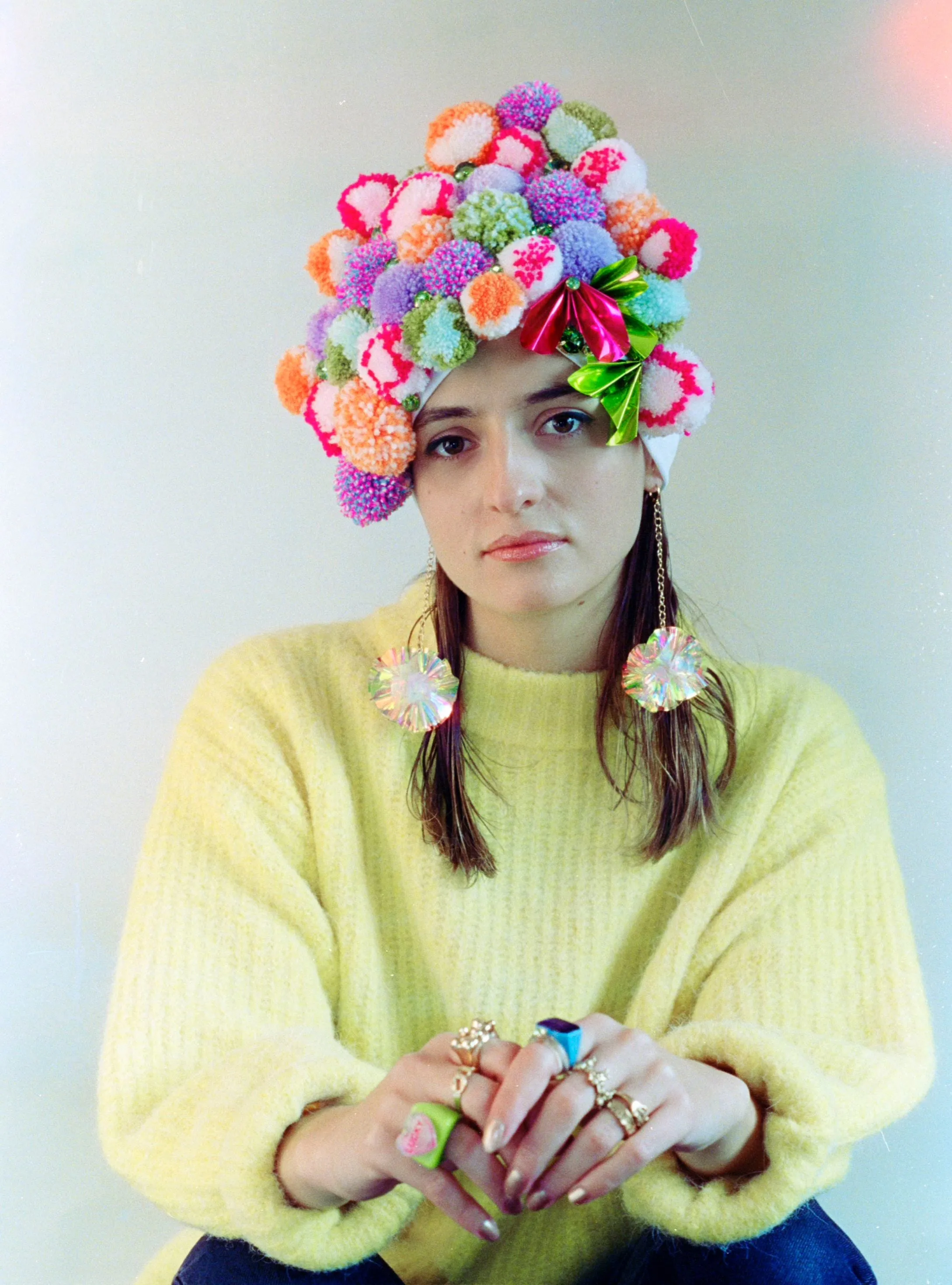 Pom pom party Turban