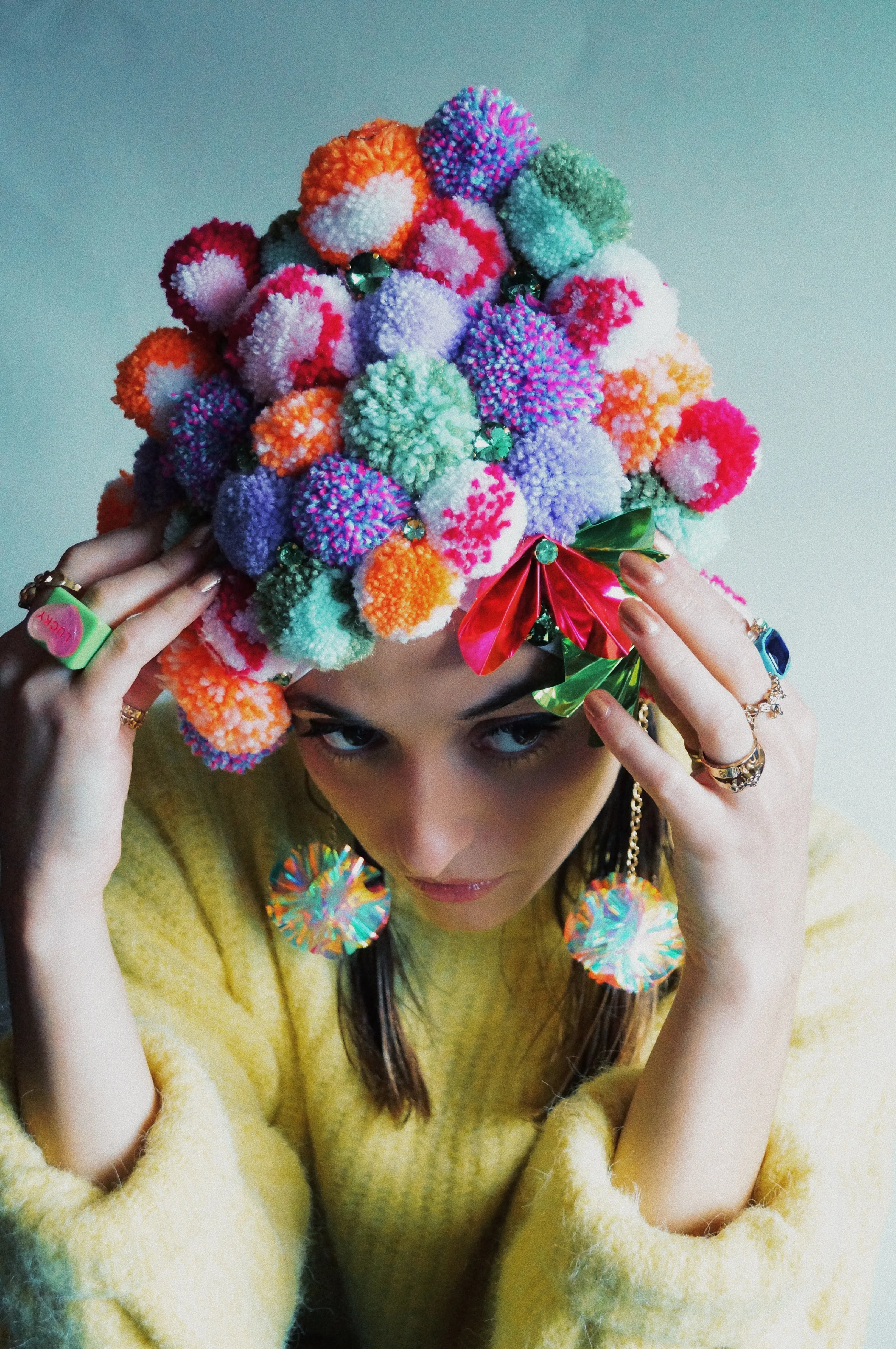 Pom pom party Turban