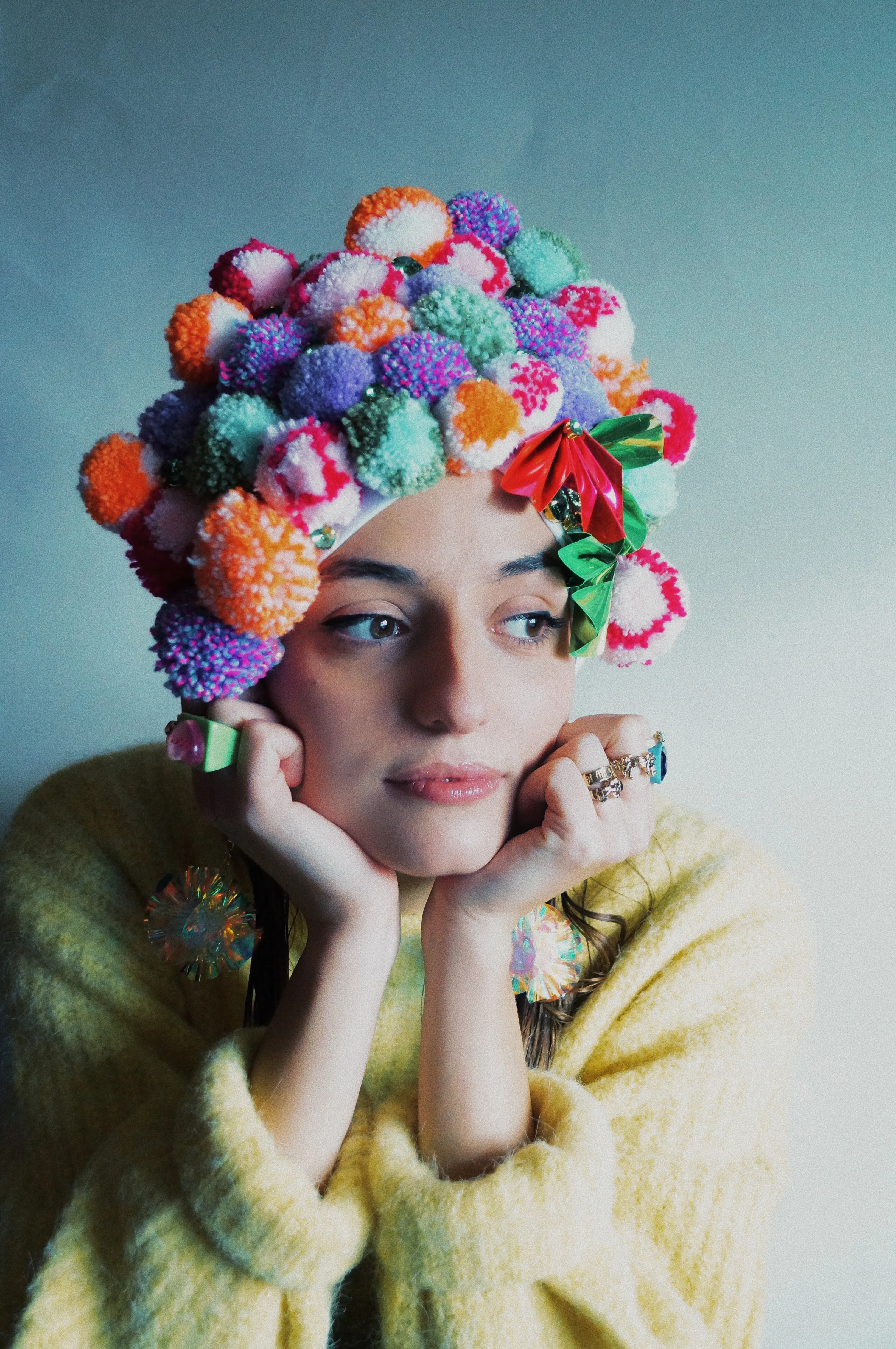 Pom pom party Turban