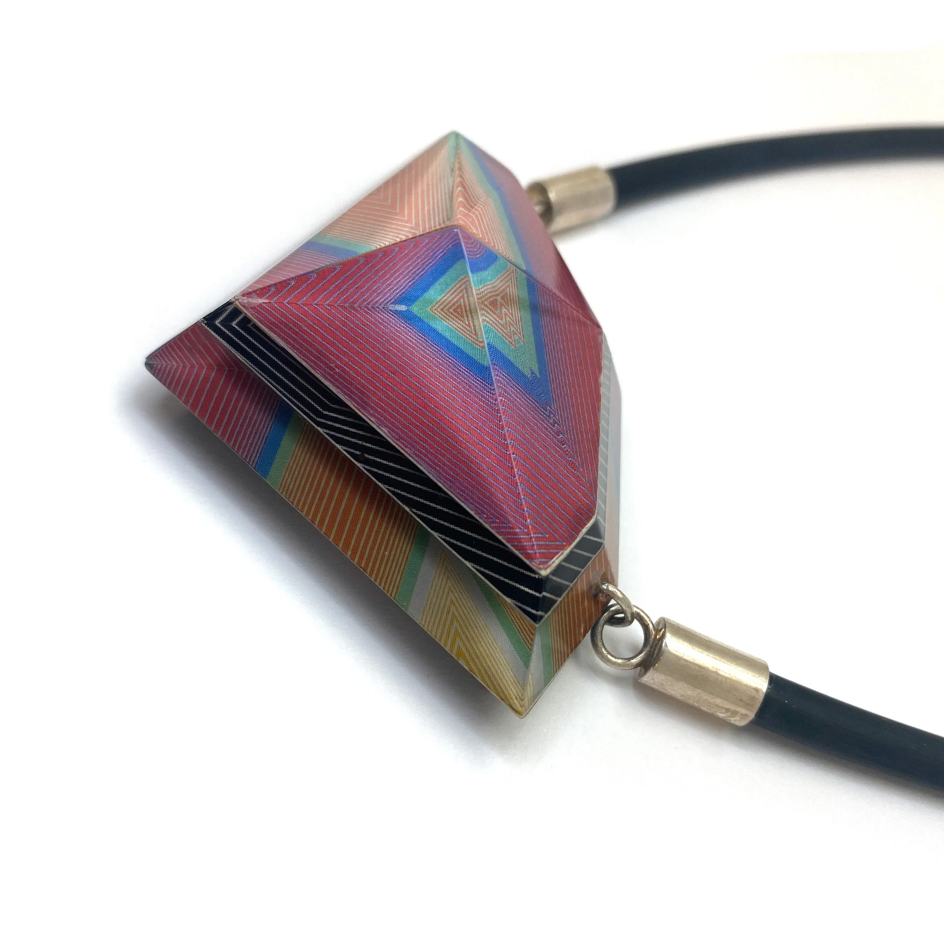 Pop Art Geometric Necklace