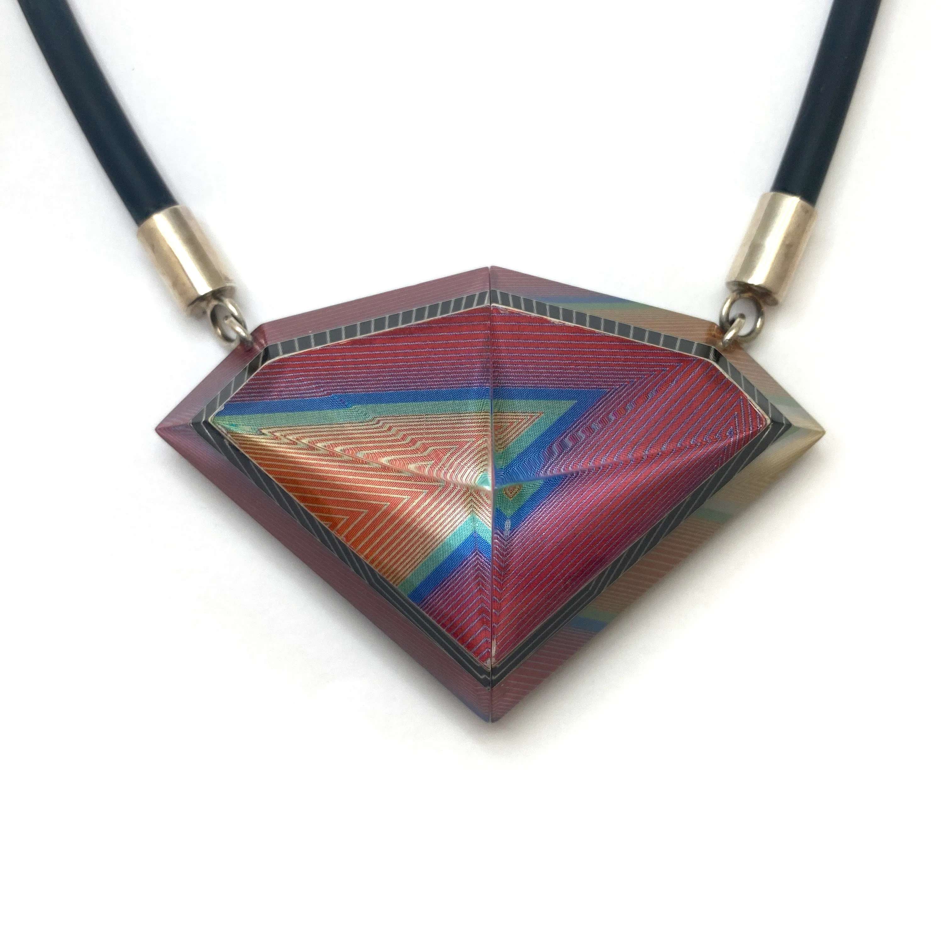 Pop Art Geometric Necklace