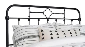 Queen/Full Headboard Matte Black - 305945QF