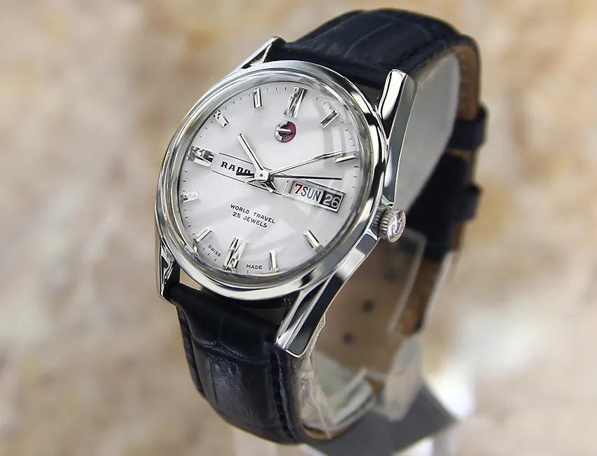Rado World Travel 1960s 35mm Men's Watch