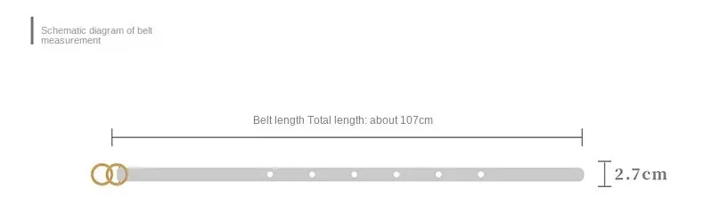 Retro Leather Belt with Double Round Buckle