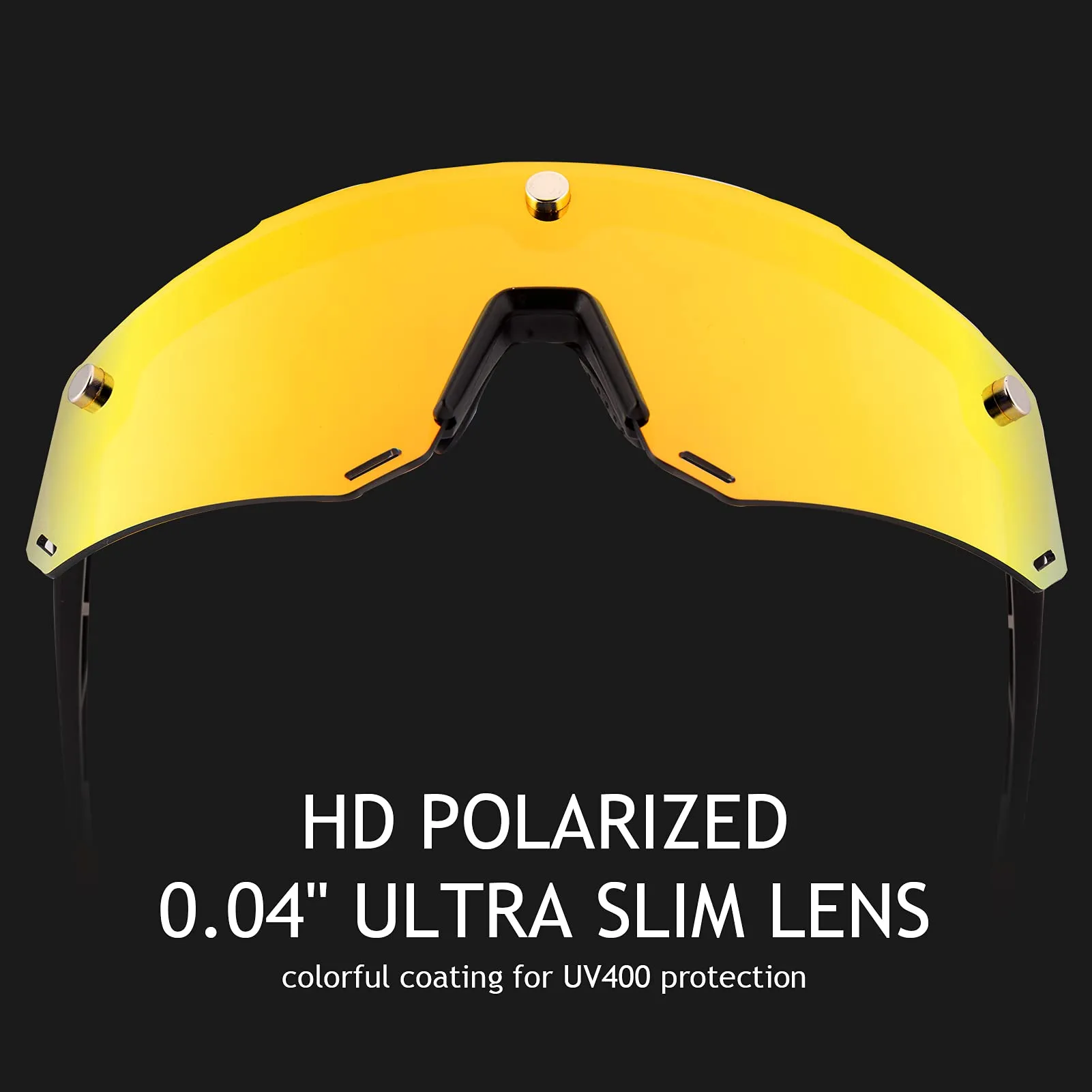 ROCKBROS Cycling Glasses for Men Women Polarized Sunglasses Two Lens for Replace
