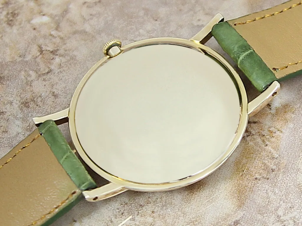 Rolex 8952 Exquisite 14k Solid Gold Men's Museum Quality 1955 Watch