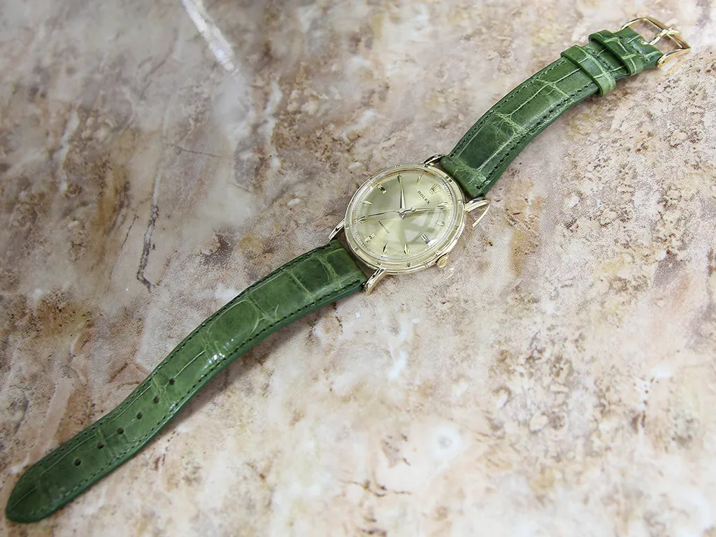 Rolex 8952 Exquisite 14k Solid Gold Men's Museum Quality 1955 Watch