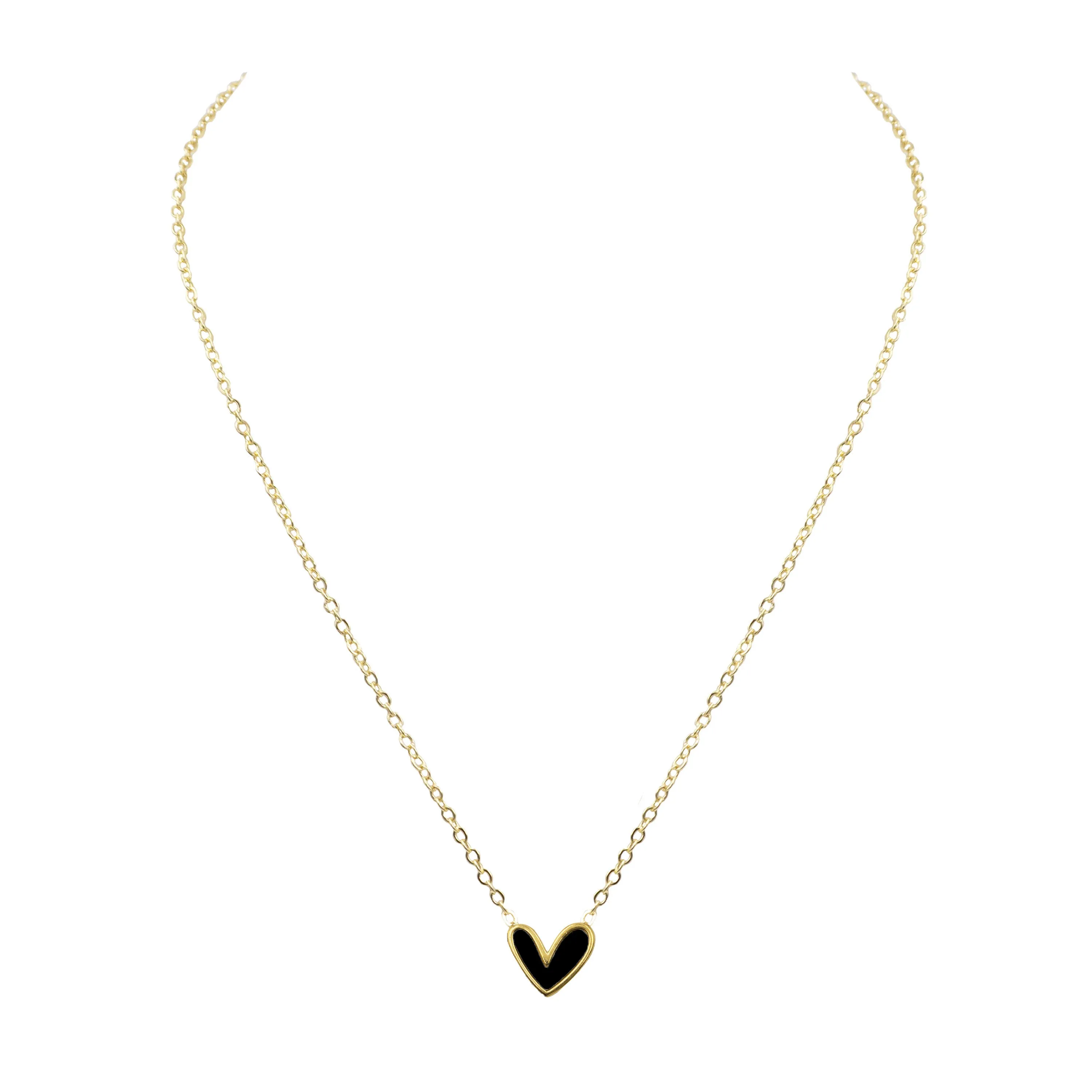 Rosalie Collection - Raven Heart Necklace