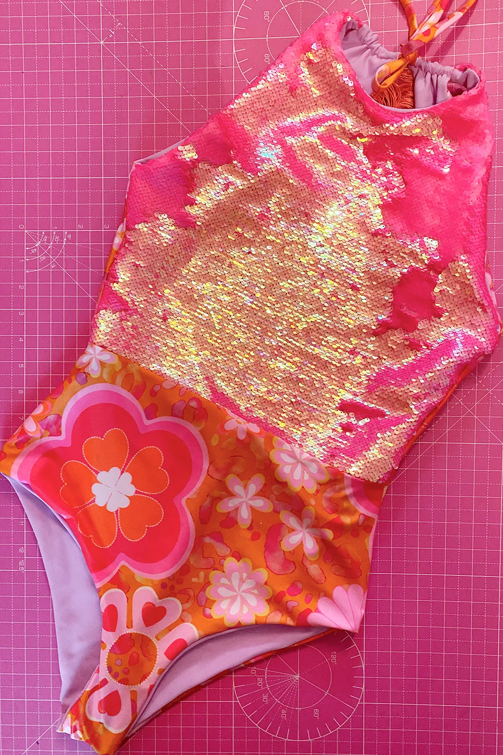Sequin and Print Fringe Festival Bodysuit | 2 Colours | Loonigans
