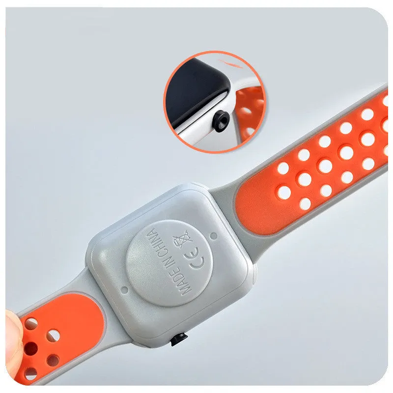 Sidiou Group Women's Watch LED Electronic Square Digital Watches Fashion Casual Silicone Strap Waterproof Sport Simple Wristwatch For Student