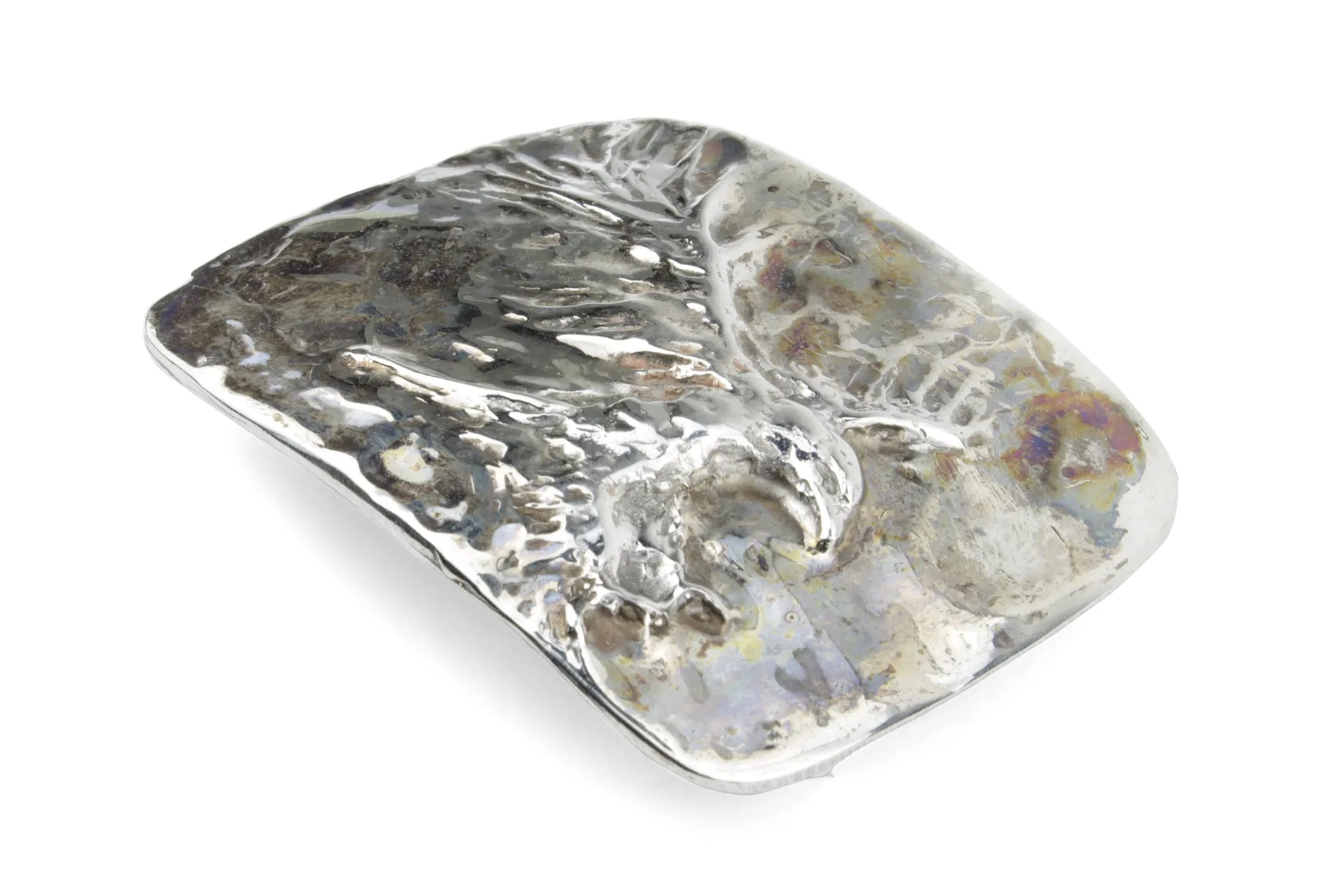 Silver Plated landing Eagle Buckle 40mm