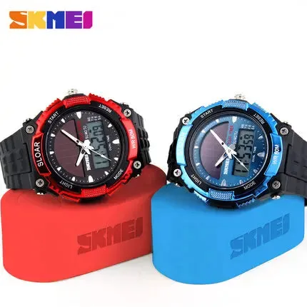 SKMEI 1049 Quartz Digital Watch Solar Powered Outdoor Complete Calendar