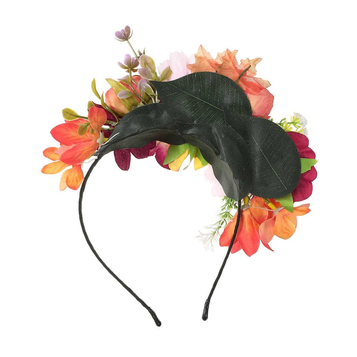 Spring Bohemia Flower Hair Fascinator Festival Headband