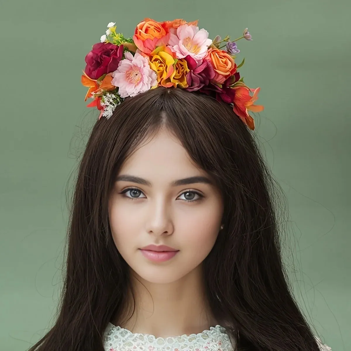Spring Bohemia Flower Hair Fascinator Festival Headband