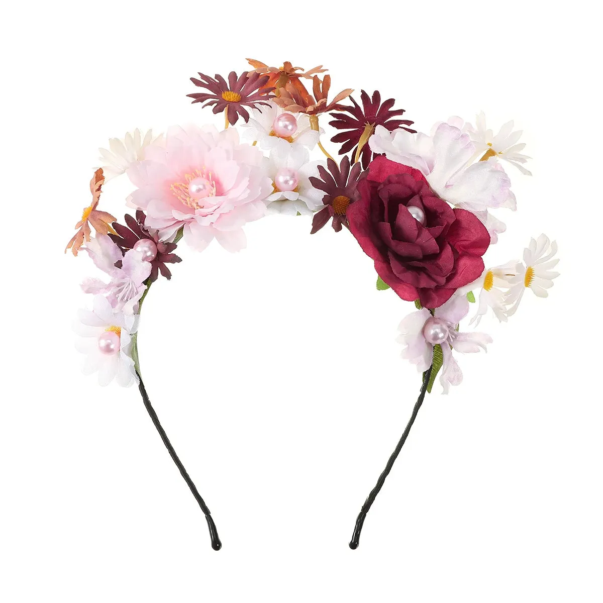 Spring Bohemia Flower Hair Fascinator Festival Headband