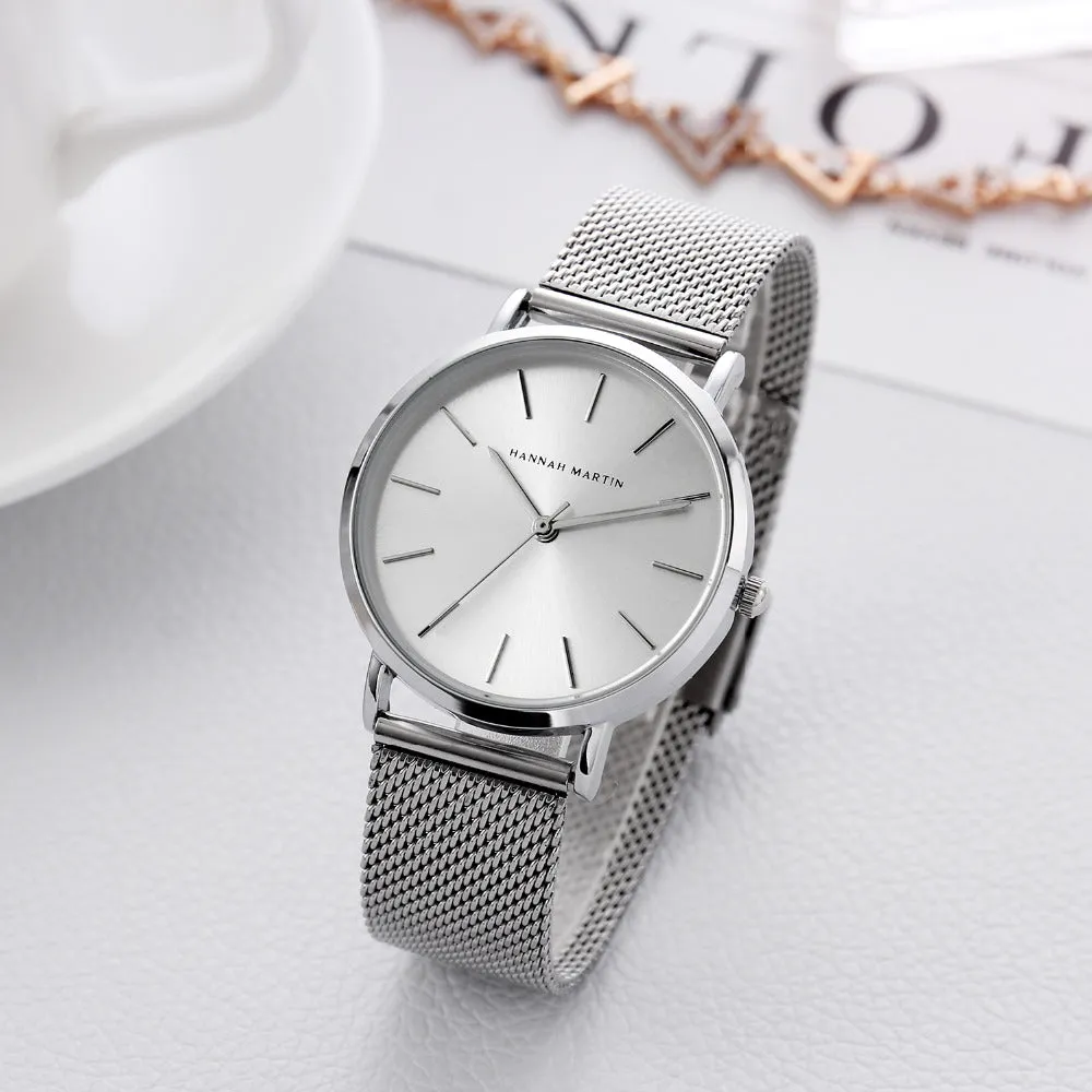 Steel Mesh Japan Quartz Watch Women BOGO