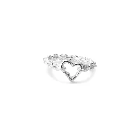 Stolen Girlfriends Club Melted Heart Chain Ring - Sterling Silver