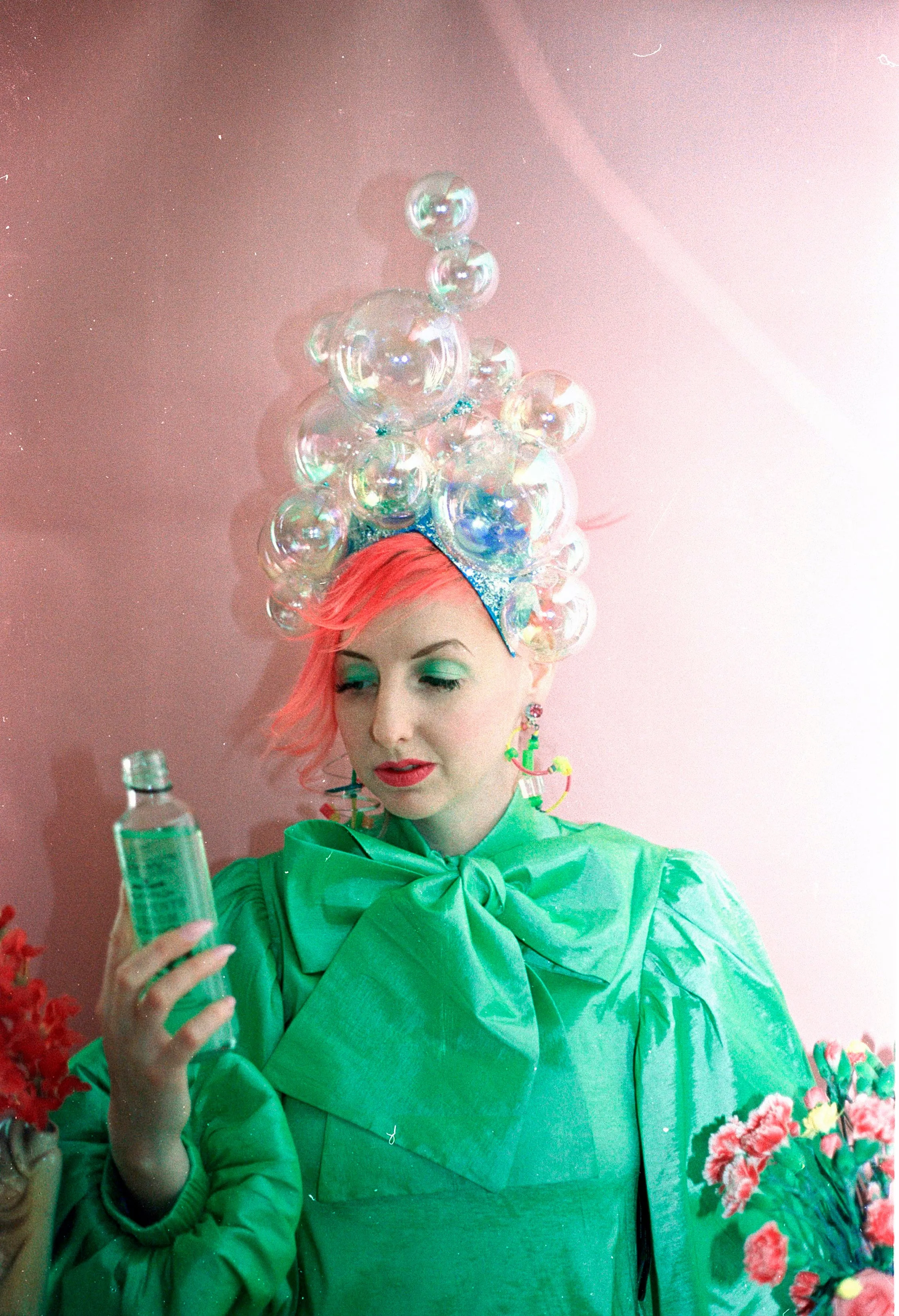 Style 2!!!  Bubbles iridescent headdress / crown / headpiece