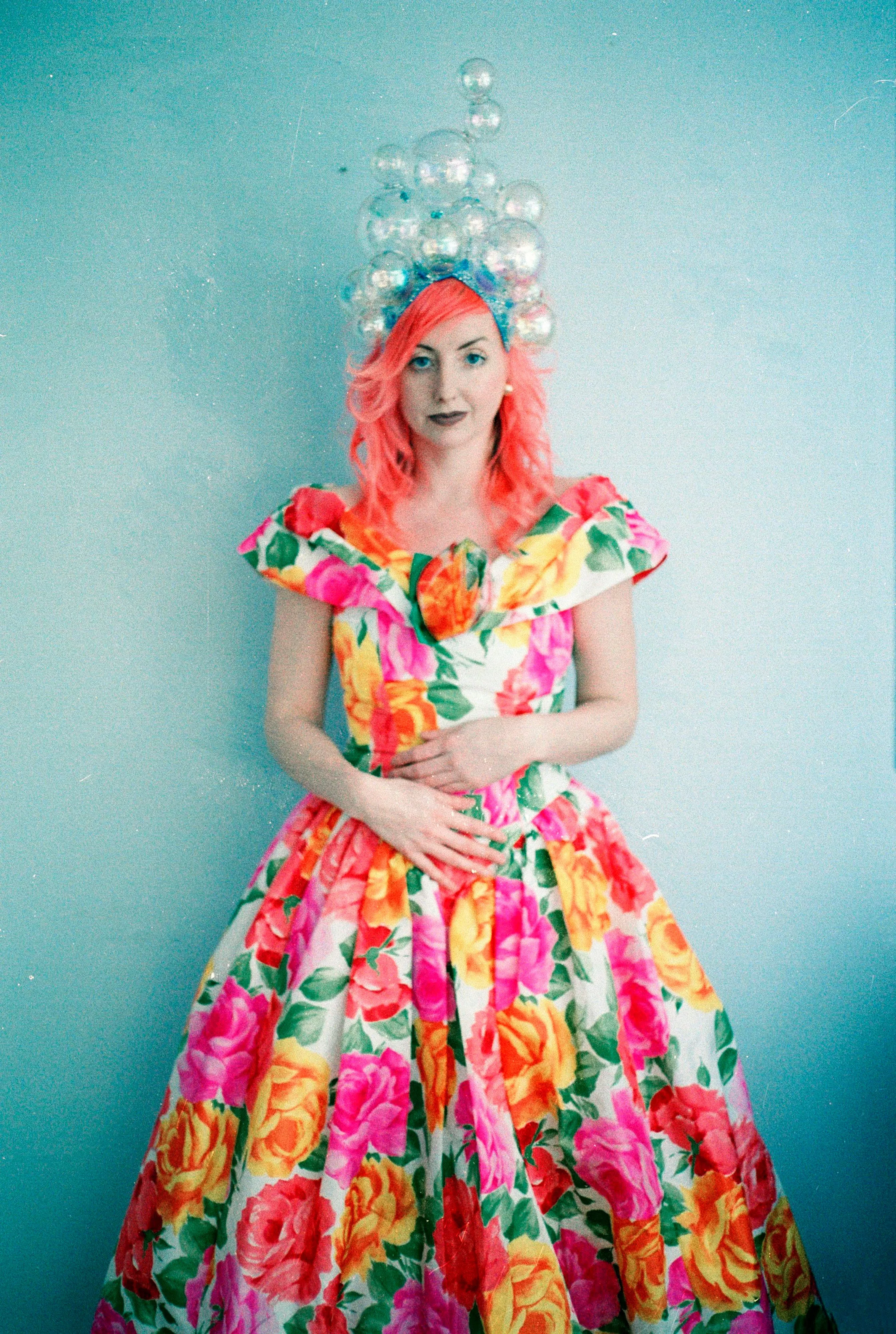 Style 2!!!  Bubbles iridescent headdress / crown / headpiece