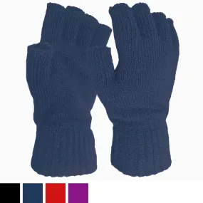 Super Soft Fine Knit Fingerless Winter Gloves