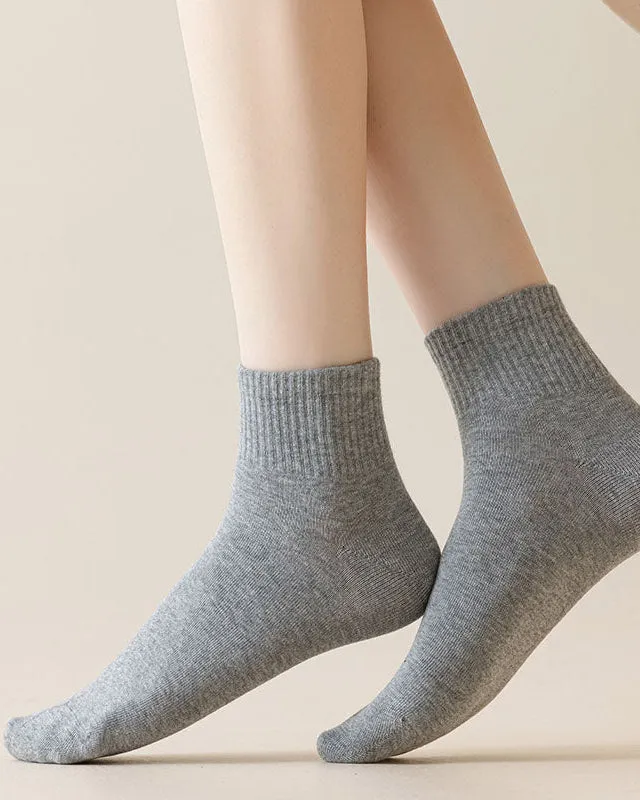 Sweetnana 3-Pack Women's Colorful Ankle Socks Athletic Stretch Socks Cotton Casual Socks