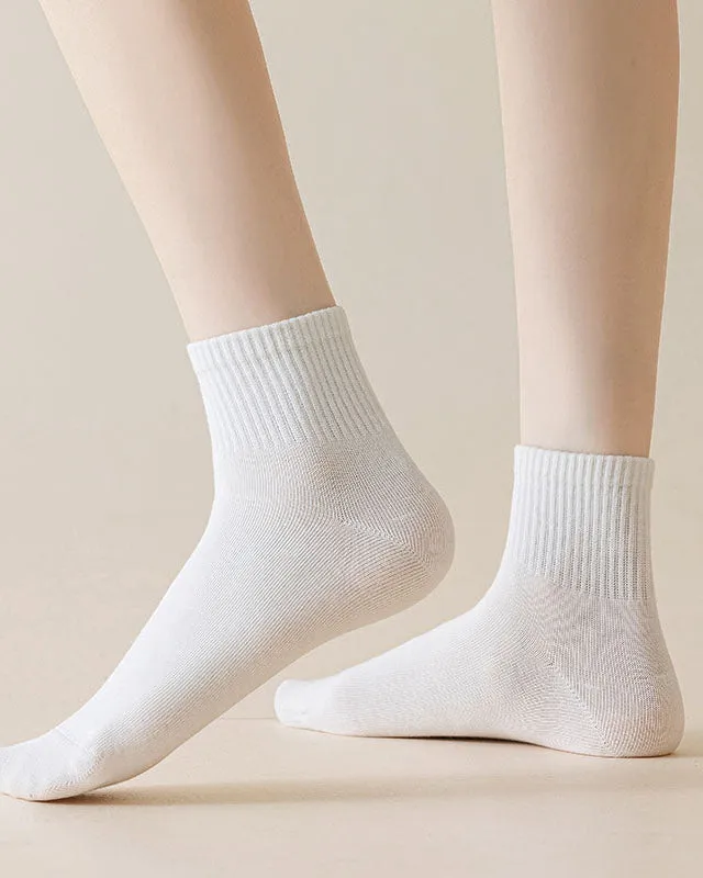 Sweetnana 3-Pack Women's Colorful Ankle Socks Athletic Stretch Socks Cotton Casual Socks