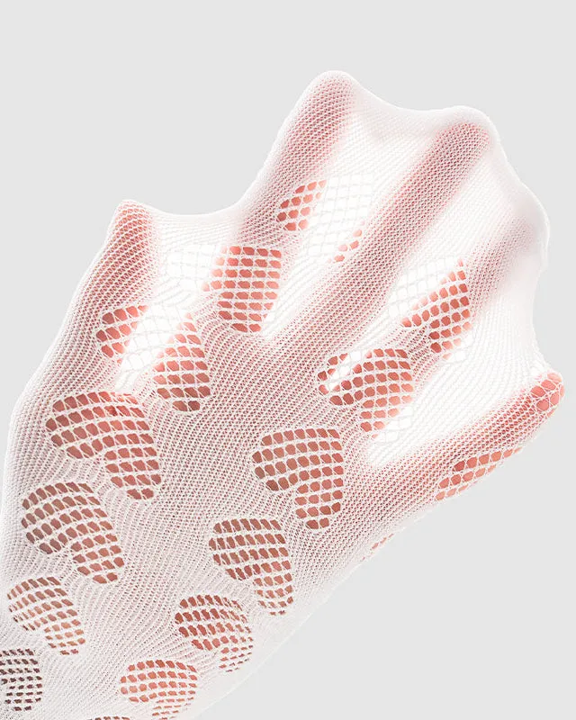 Sweetnana Elegant Children's Crew Socks: Princess Style Socks with Hollow Love Pattern and Cuff Crimping Design, Breathable and Comfort, Thin Trendy Socks.